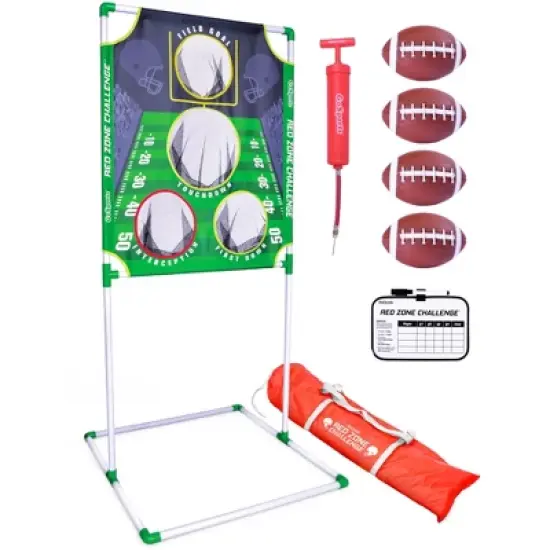 GoSports Football Kicking Tee Metal Place Kicking Stand for Field Goal Kicks - Portable Holder Compatible with All Football Sizes image {5}