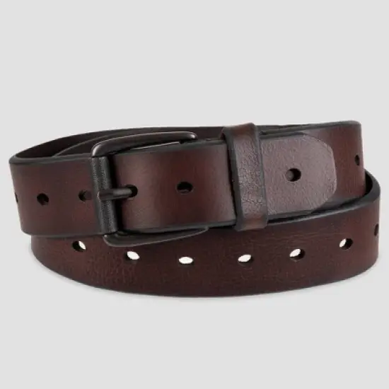 DENIZEN&reg; from Levi's&reg; Men's Big & Tall Roller Buckle Casual Leather Belt - Brown image {4}