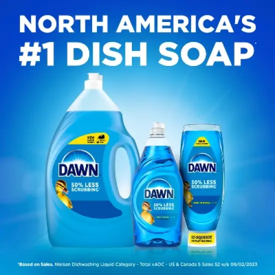 Dawn Lemon Essence Free & Clear Ez Squeeze Dishwashing Liquid image {8}