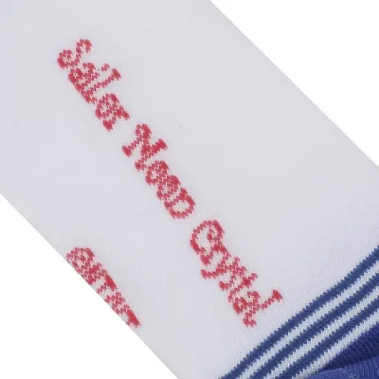 Sailor Moon Outfit Women's White Knee High Socks image {3}