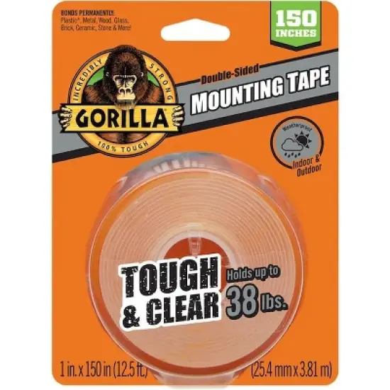 Gorilla Glue  Duct Tape,White,2 7/8 in x 25 yd,0.7 mil 6025302 image {1}