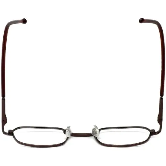 FlexPlus Designer Blue Light Blocking Reading Glasses Model 96 Shiny-Brown 43mm image {4}