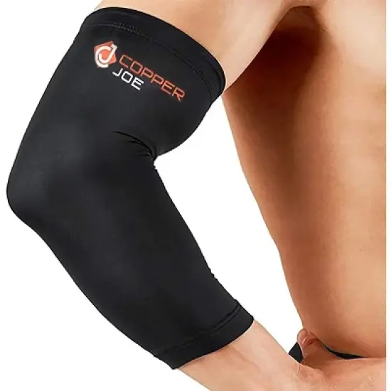 Copper Joe Recovery Elbow Compression Sleeve -Brace for Arthritis, Golfers or Tennis Elbow and Tendonitis. Elbow Support Arm Sleeves For Men and Women image {6}