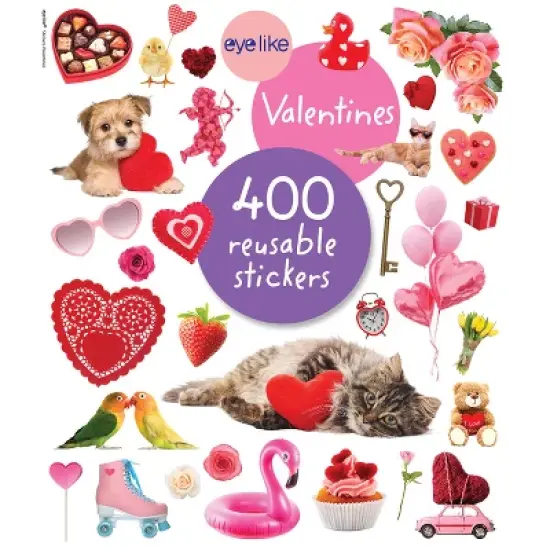 Eyelike Stickers: Valentines - by Workman Publishing (Paperback) image {1}