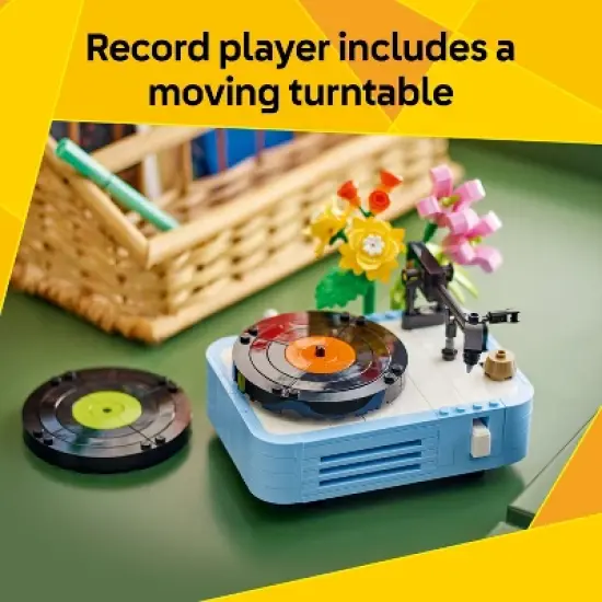 LEGO Creator 3 in 1 Record Player with Flowers, 3 Building Options, Record Player, Radio, or Microphone 31172 image {3}