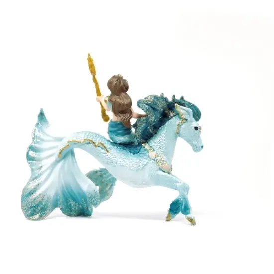 Schleich Mermaid Eyela on Underwater Horse Animal Figure image {2}