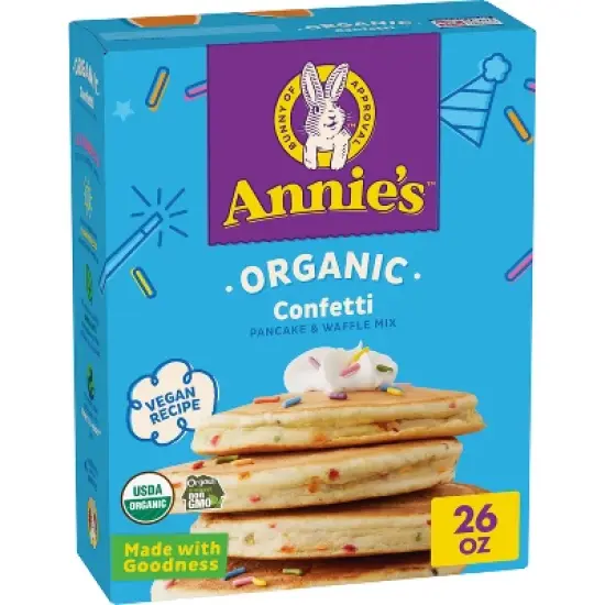 Annie's Homegrown Birthday Confetti Pancake & Waffle Mix - 26oz image {10}