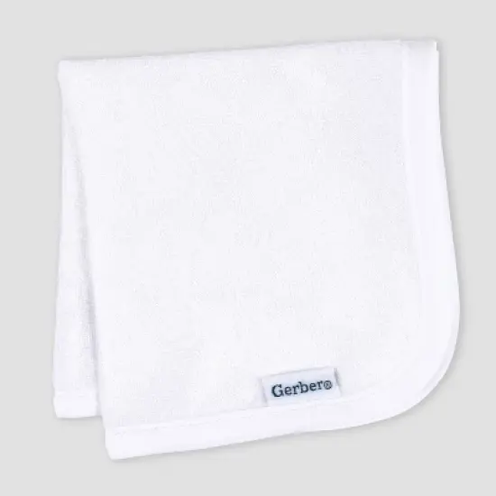 Gerber Baby 10pk Knit Washcloth - White image {2}