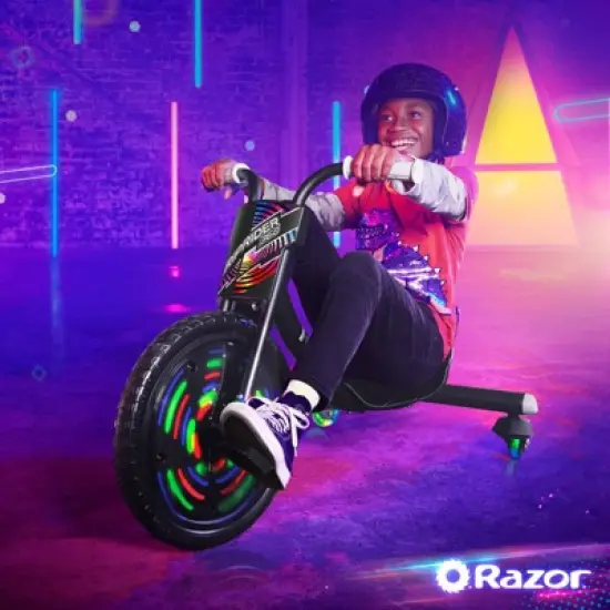 Razor Lightshow RipRider 16" Kids' Trike - Black image {6}