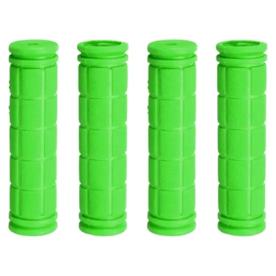 Unique Bargains Rubber Non-Slip Mushroom Bike Fit 7/8" Handlebar Grips 4.53" 2 Pairs image {6}