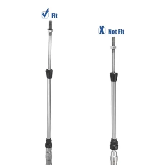 Unique Bargains Marine 33C Throttle Control Cable for Outboard Engine 2 Pcs image {3}