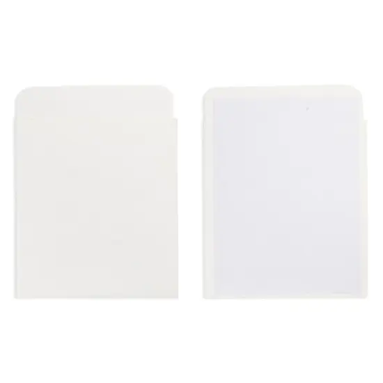 Best Paper Greetings 200 Piece Set of 100 Self Adhesive Library Card Pockets and 100 Due Date Cards for Book Checkouts, 3 x 5 In image {6}