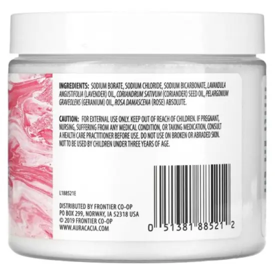 Aura Cacia Aromatherapy Mineral Bath, Comforting Geranium, 16 oz (454 g) image {1}