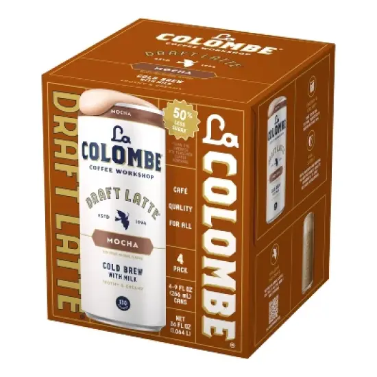 La Colombe Mocha Draft Latte - 4pk/9 fl oz Cans image {8}
