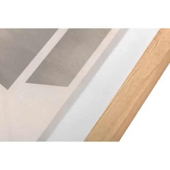 16" x 20" Color Block Abstract Glass Framed Wall Art Print Light Navy - Threshold&trade; designed with Studio McGee image {4}