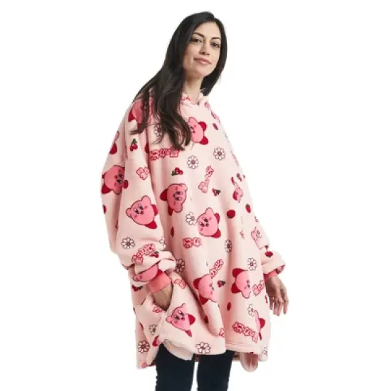 Adult Kirby Oversized Hoodie Blanket Wearable Blanket-OSFA image {2}