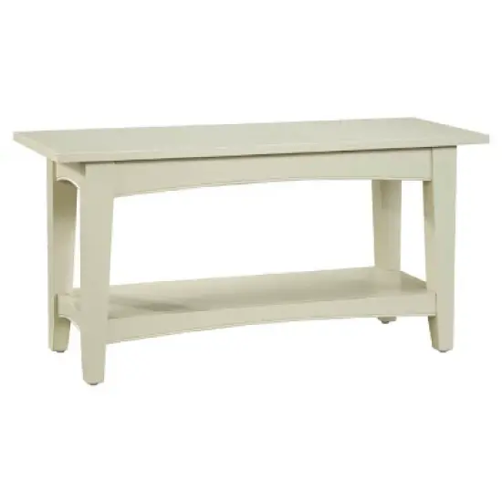 Cottage Bench with Shelf - Alaterre image {9}
