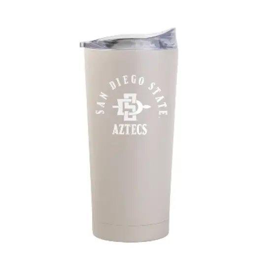 NCAA San Diego State Aztecs Sand Powder Coat Tumbler - 20oz: Insulated Stainless Steel Drinkware image {2}