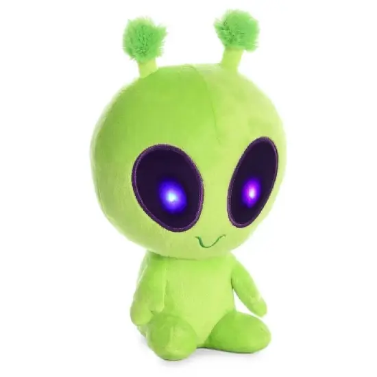 Aurora Small Twitch Light Up Alien Galactic Cuties Interstellar Stuffed Animal Green 8" image {1}