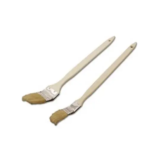 Handy Housewares 2-Piece Jumbo Barbecue BBQ Angled Basting Brushes with Extra-Long Handles - 1" and 2" Wide image {4}