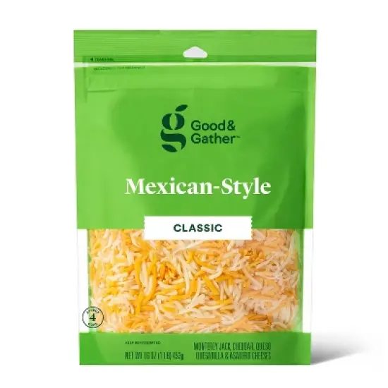 Shredded Mexican-Style Cheese - 16oz - Good & Gather&trade; image {4}