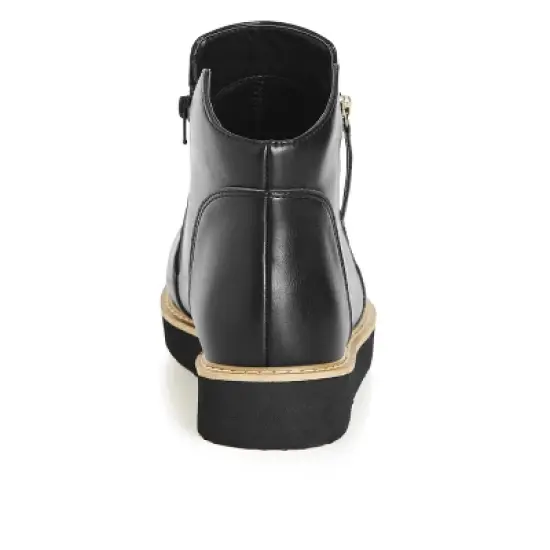 Women's WIDE FIT Catalina Ankle Boot - black | EVANS image {1}