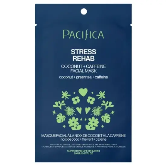 Pacifica Stress Rehab Coconut and Caffeine Face Mask - 0.67 fl oz image {11}