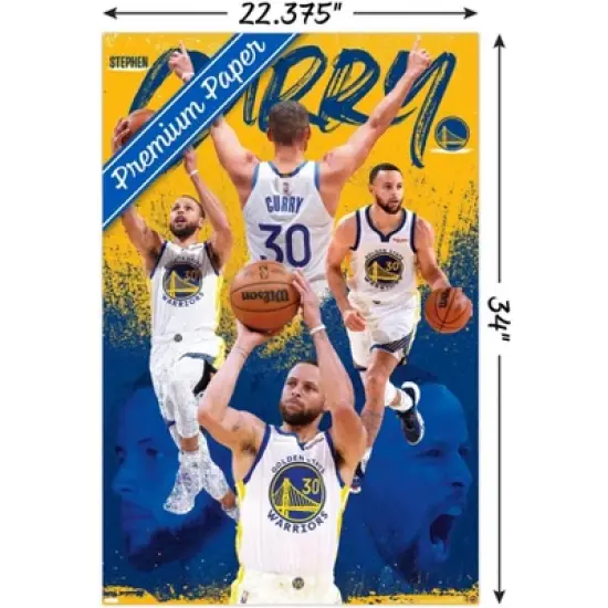 Trends International NBA Golden State Warriors - Stephen Curry 22 Unframed Wall Poster Prints image {2}
