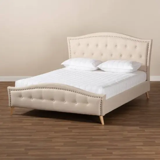 Felisa and Platform Bed - Baxton Studio image {2}