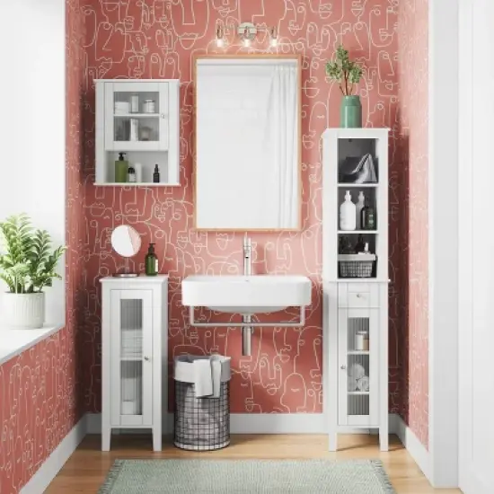 Prescott Single Door Floor Cabinet - RiverRidge Home image {7}