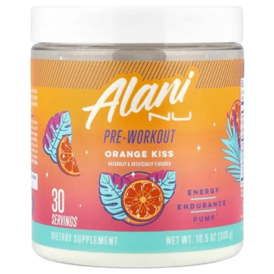 Alani Nu Pre-Workout, Orange Kiss, 10.5 oz (300 g) image {4}
