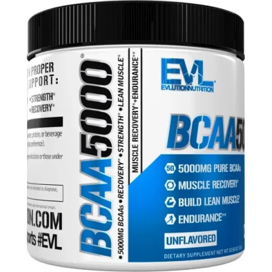 Evlution Nutrition BCAA5000 - Recovery & Endurance - Unflavored - 60 Servings image {3}