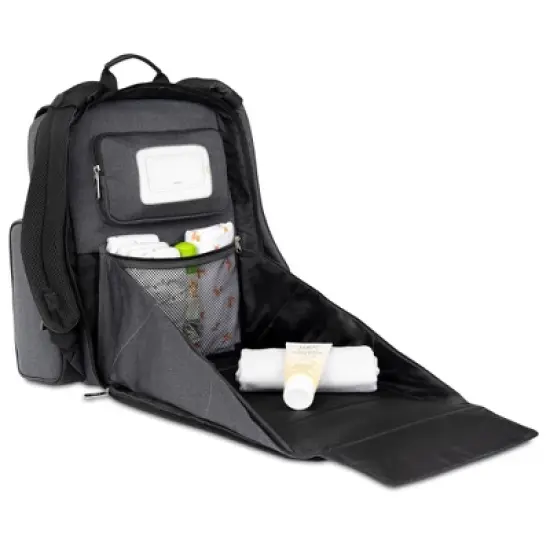 Baby Brezza Dante Back Pack Diaper Bag - Black image {1}
