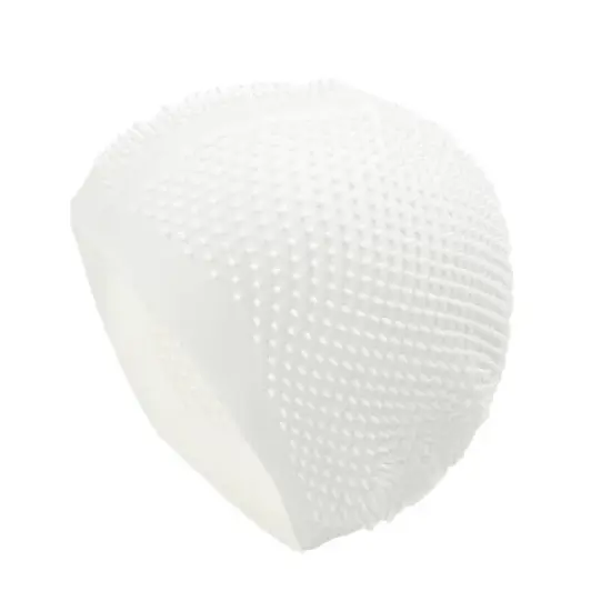 Unique Bargains Silicone Waterproof Embossed Dot Swim Cap 1 Pc image {5}