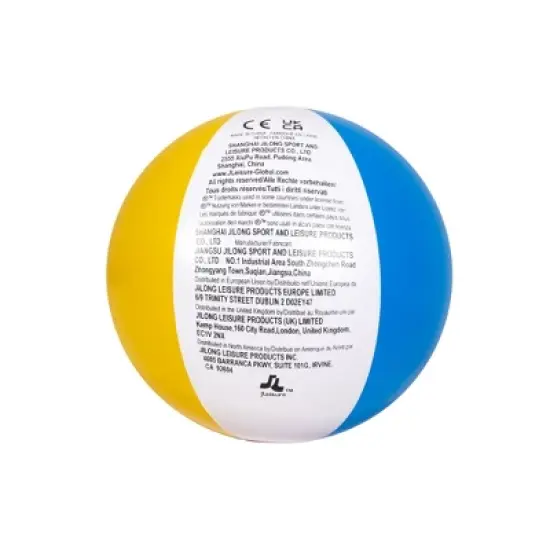 Pool Central Inflatable 6-Panel Swimming Pool Beach Ball  - 16" image {4}
