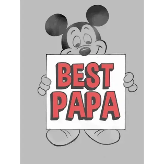 Men's Mickey & Friends Best Papa T-Shirt image {1}