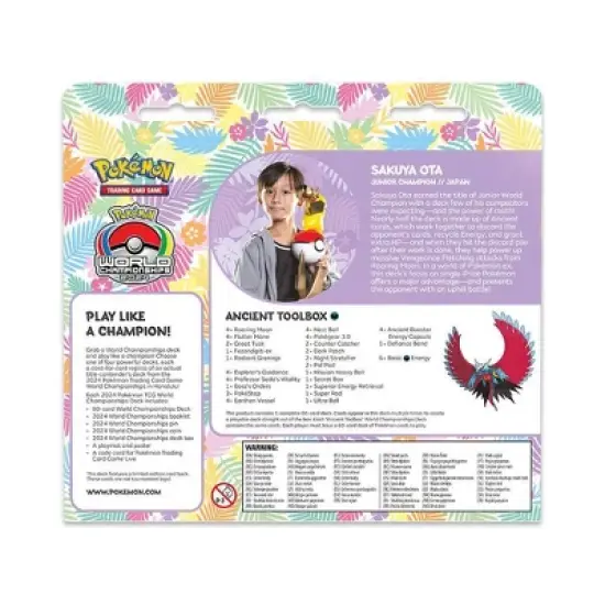 2024 Pok&eacute;mon Trading Card Game World Championships Deck- Roaring Moon image {2}