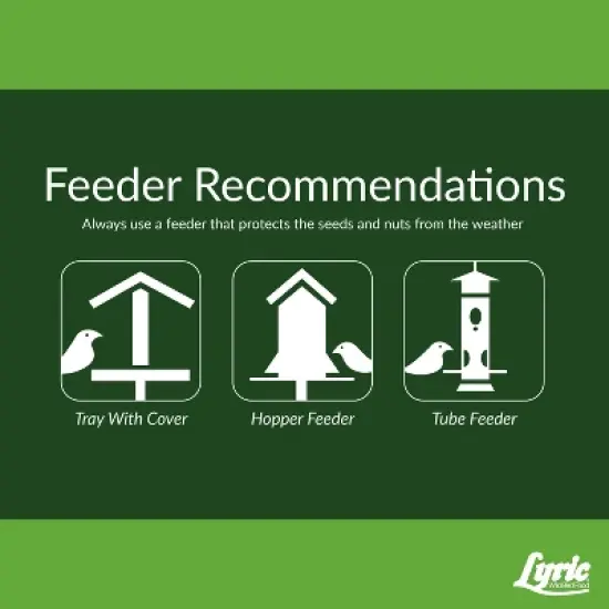 Lyric 15lb Tunes No Waste Wild Bird Food: Edible Mix, Attracts Songbirds, Vitamin E Rich image {4}