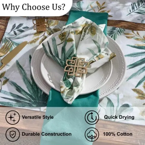 Park Designs Rainforest Green Napkin Set of 4 image {5}