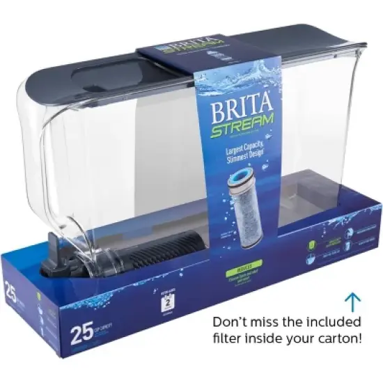 Brita Stream 25-Cup Dispenser - Slate image {6}