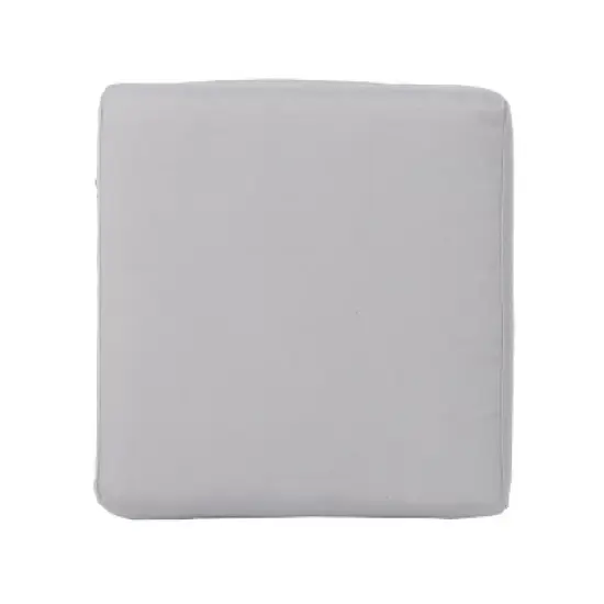 GDFStudio Santa Rosa Outdoor Wicker Ottoman with Cushion image {4}