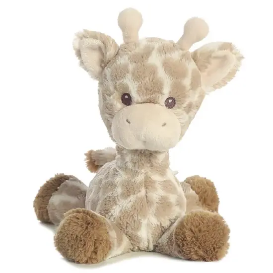 ebba Loppy Giraffe 11.5" Musical Brown Stuffed Animal image {1}