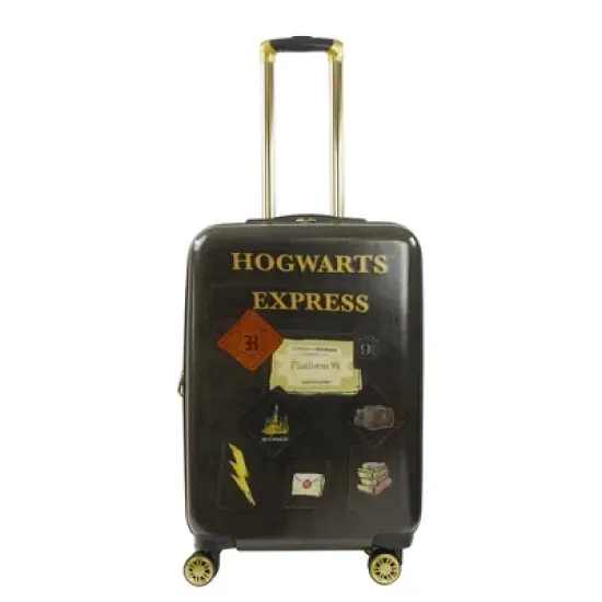 WB Harry Potter Ful Hogwart Express Hardside Printed Abs 25 Inch Luggage Black image {1}
