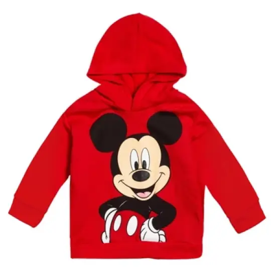 Disney Mickey Mouse Christmas Fleece Pullover Hoodie and Pants Outfit Set Infant to Little Kid  image {2}