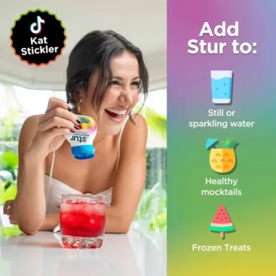 Stur Electrolytes Paradise Vibe Liquid Water Enhancer Drink Mix - 1.62 fl oz image {4}