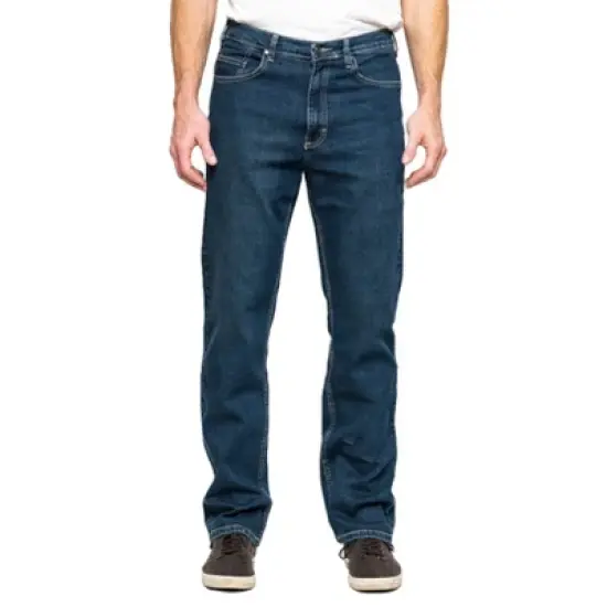 Full Blue Men's 5-Pocket Stretch Regular Fit Jean image {6}
