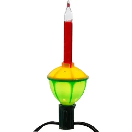 Kurt Adler Indoor/Outdoor Novelty String 7-Light Set, Bubble Lights Multicolor, 15ft image {2}