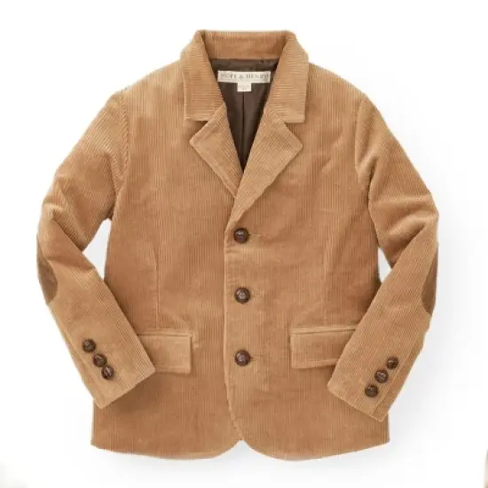 Hope & Henry Boys' Corduroy Blazer with Elbow Patches, Infant image {7}