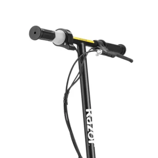 Razor E100 Kids Ride On 24V Motorized Powered Electric Kick Scooter Toy, Speeds up to 10 MPH with Brakes, and Pneumatic Tires for Kids Ages 8+, Black image {3}