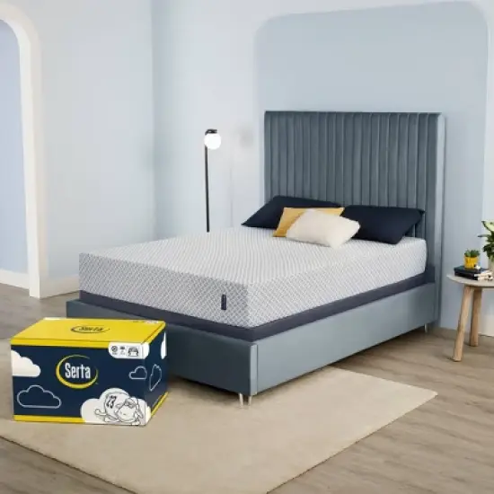 Serta Medium Firm 10" Gel Memory Foam Mattress image {17}
